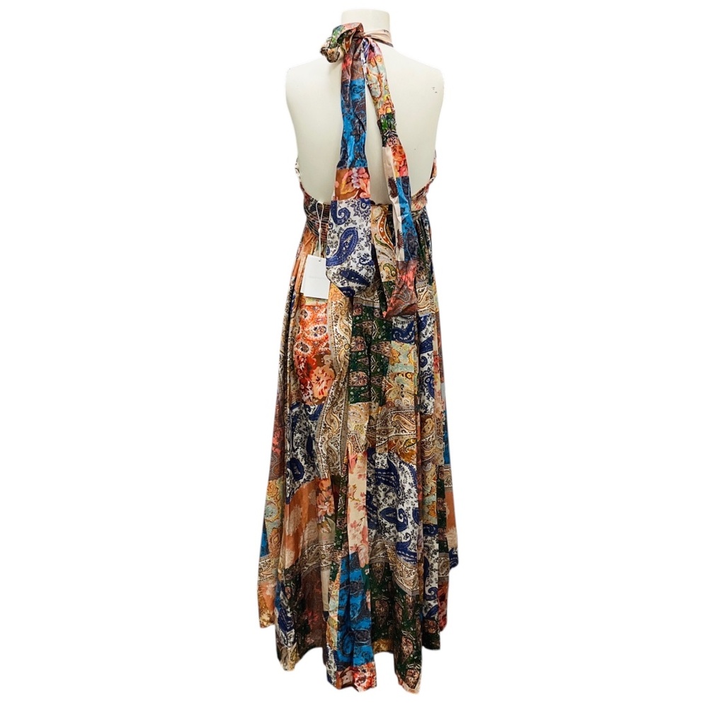 ZIMMERMANN MULTICOLOR PATCH PAISLEY DEVI HALTER M… - image 3